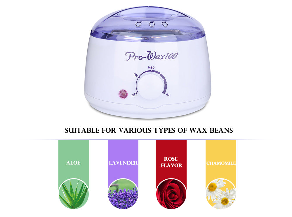 Wax Beans, Warmer & Wax Spatulas Bundle - Freshyshop